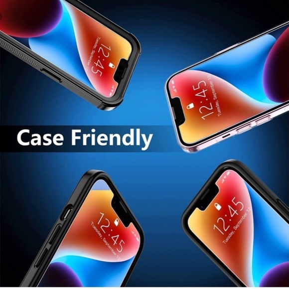 iPhone 13/iPhone 14 Tempered Glass Screen Protector [6.1 inch]-[2 Pack] - Picture 5 of 7